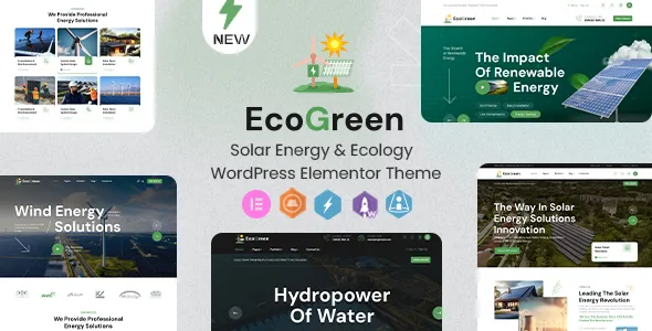ecogreen solar energy ecology wordpress elementor theme 1