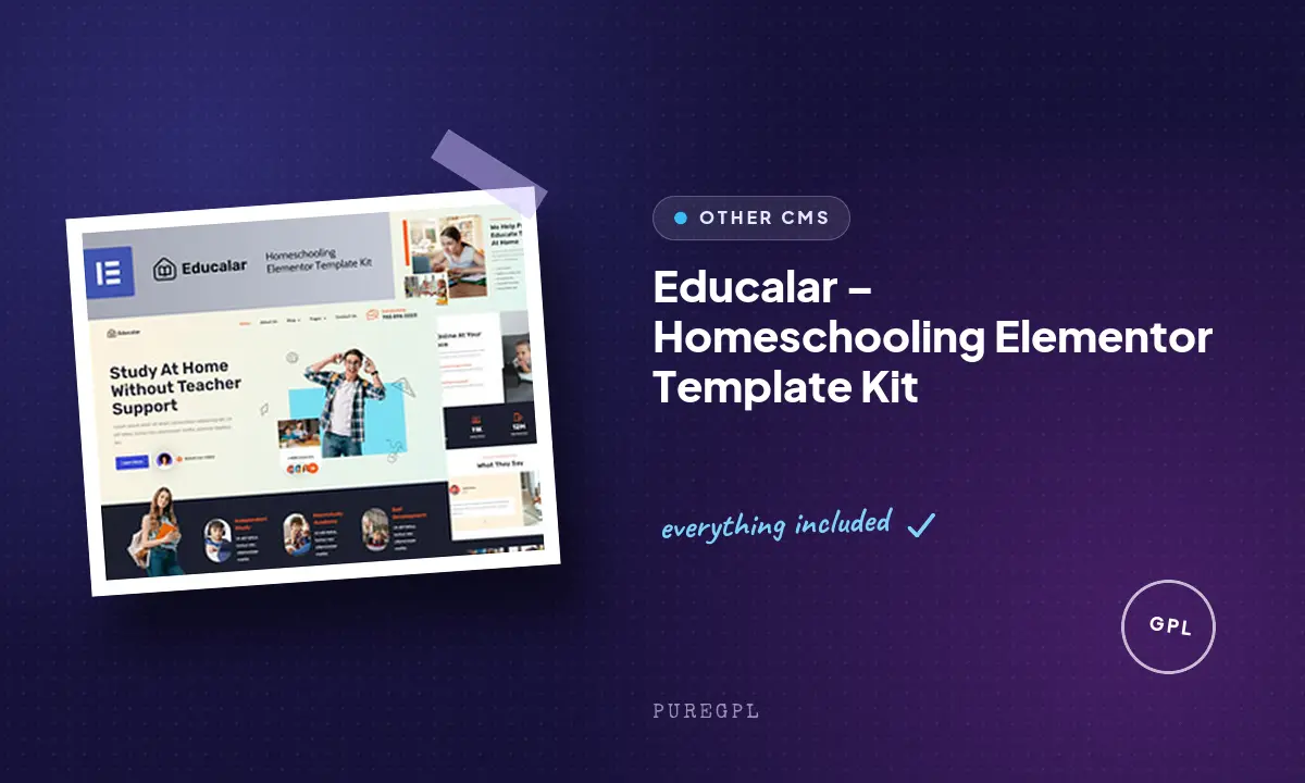 Educalar – Homeschooling Elementor Template Kit