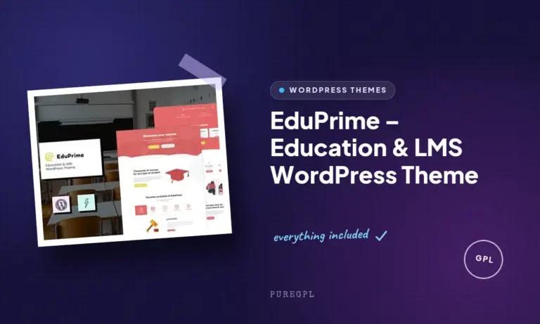 eduprime education lms wordpress theme