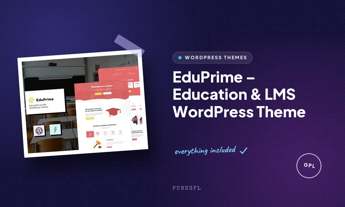 EduPrime – Education & LMS WordPress Theme