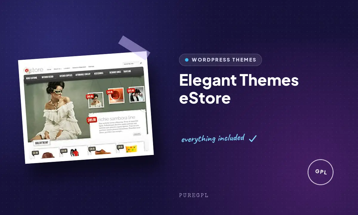 Elegant Themes eStore WooCommerce Theme