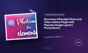 elementor filterable photo and video gallery plugin with masonry image layout photomentor