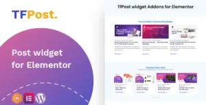 Elementor Post grid, List, Carousel Slider
