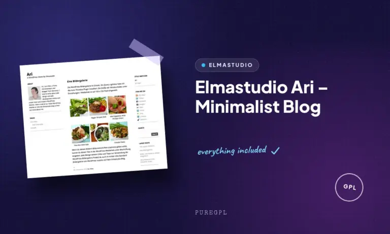 elmastudio ari minimalist blog
