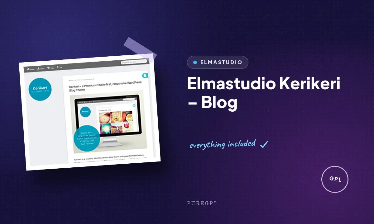 ElmaStudio Kerikeri WordPress Theme