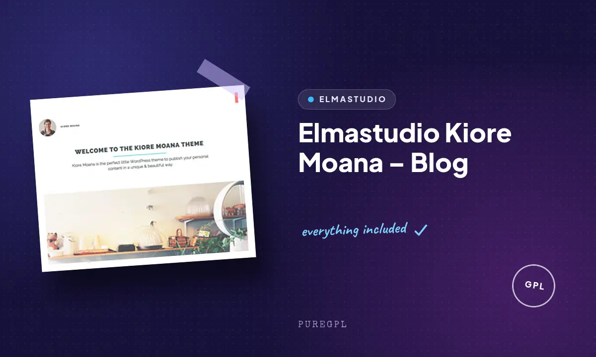 Elmastudio | Kiore Moana – Blog