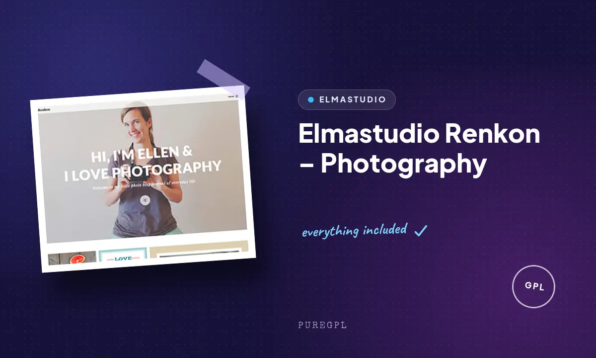 Elmastudio | Renkon – Photography