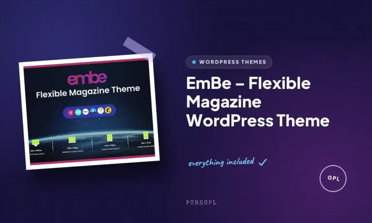 embe flexible magazine wordpress theme