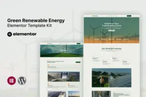 Enerforce – Green Renewable Energy Elementor Template Kit