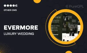 Evermore — Luxury Wedding Planner Elementor Template Kit
