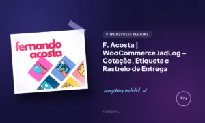 f acosta woocommerce jadlog cotacao etiqueta e rastreio de entrega