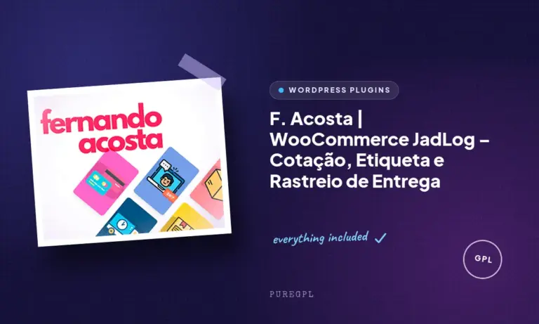 f acosta woocommerce jadlog cotacao etiqueta e rastreio de entrega