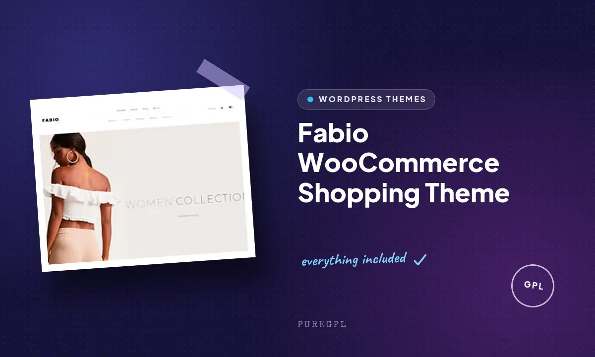 Fabio WooCommerce Shopping Theme