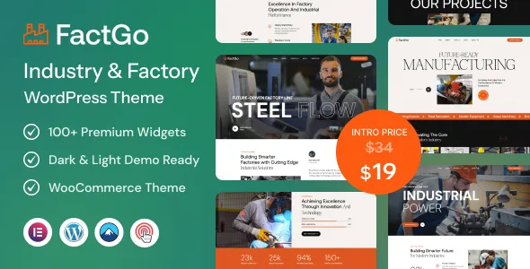 factgo construction factory industry wordpress theme 1
