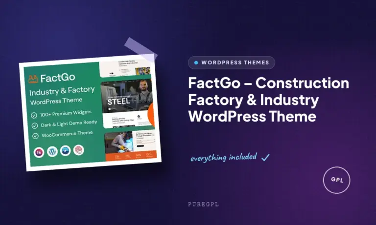 factgo construction factory industry wordpress theme