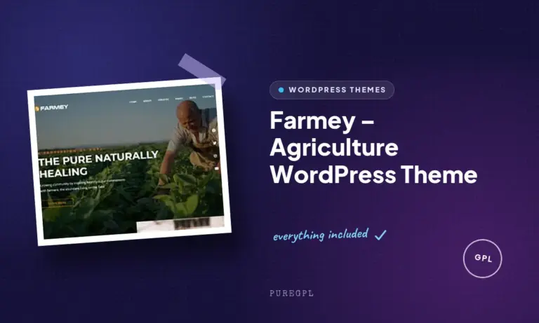farmey agriculture wordpress theme