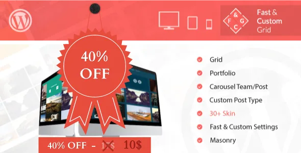 fast custom grid wordpress plugin 1