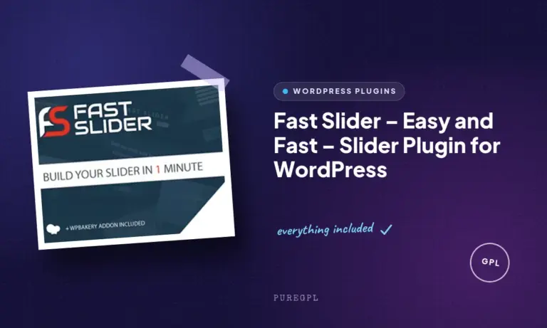 fast slider easy and fast slider plugin for wordpress