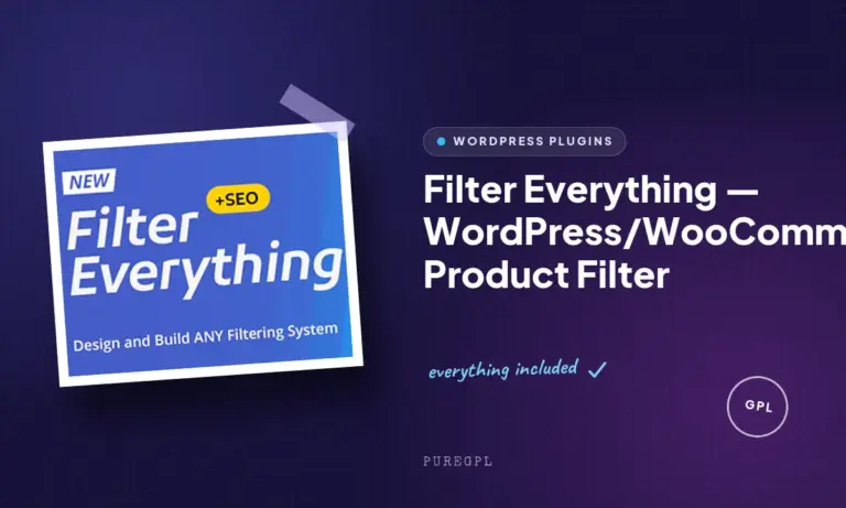 filter everything wordpress woocommerce product filter