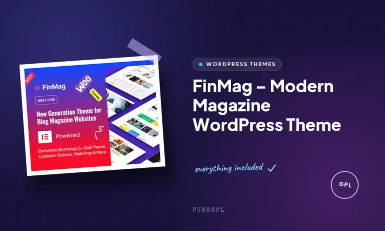 finmag modern magazine wordpress theme