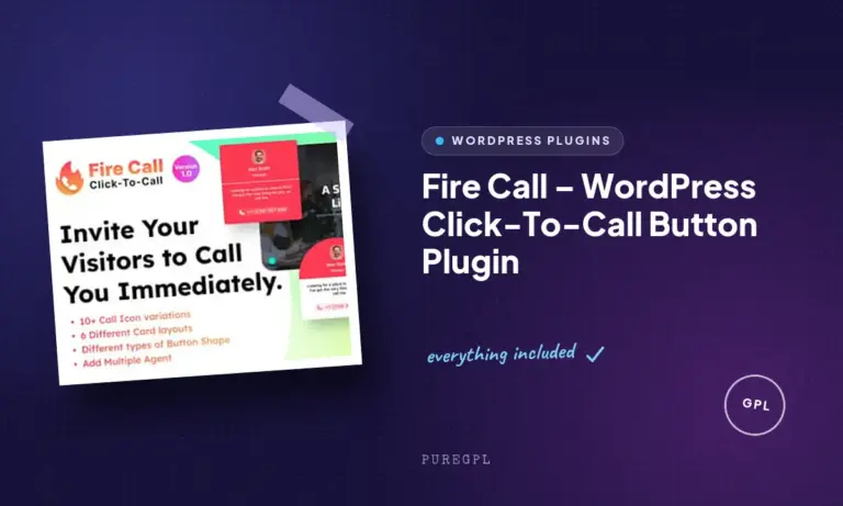 fire call wordpress click to call button plugin