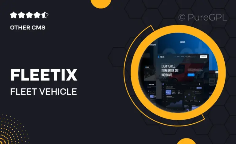 fleetix fleet vehicle operations management website elementor kit