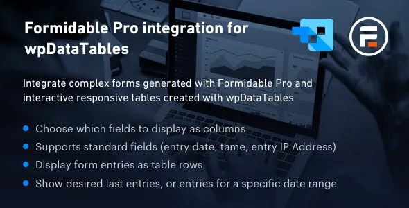formidable forms integration for wpdatatables 1