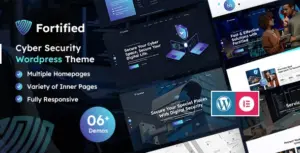 Fortified – IT & Cyber Security WordPress Theme