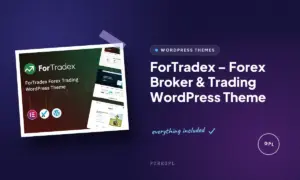 fortradex forex broker trading wordpress theme
