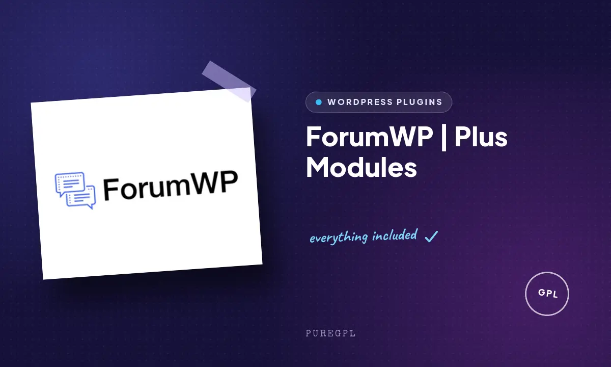 ForumWP | Plus Modules