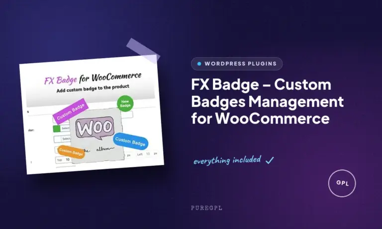 fx badge custom badges management for woocommerce