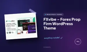 fxvibe forex prop firm wordpress theme