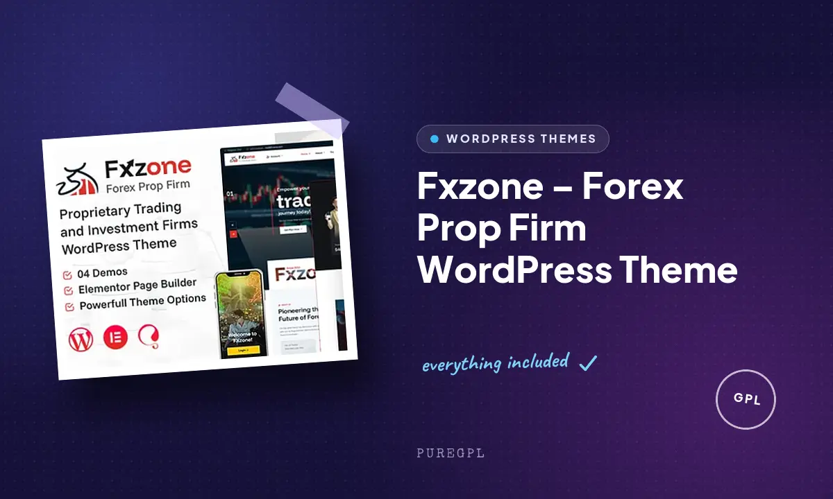 Fxzone – Forex Prop Firm WordPress Theme