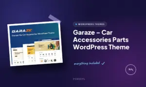 garaze car accessories parts wordpress theme