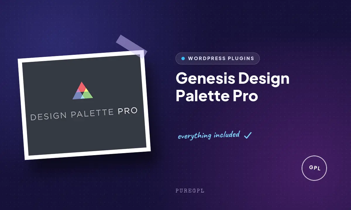 Genesis Design Palette Pro