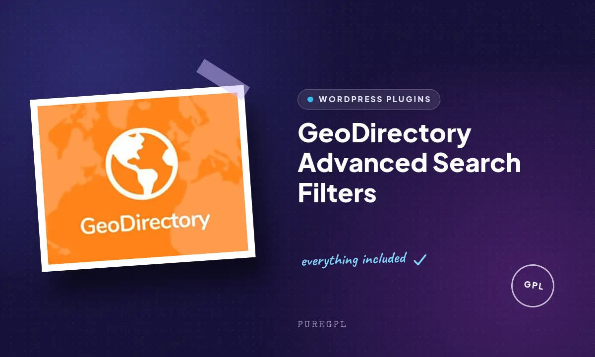 GeoDirectory Advanced Search Filters