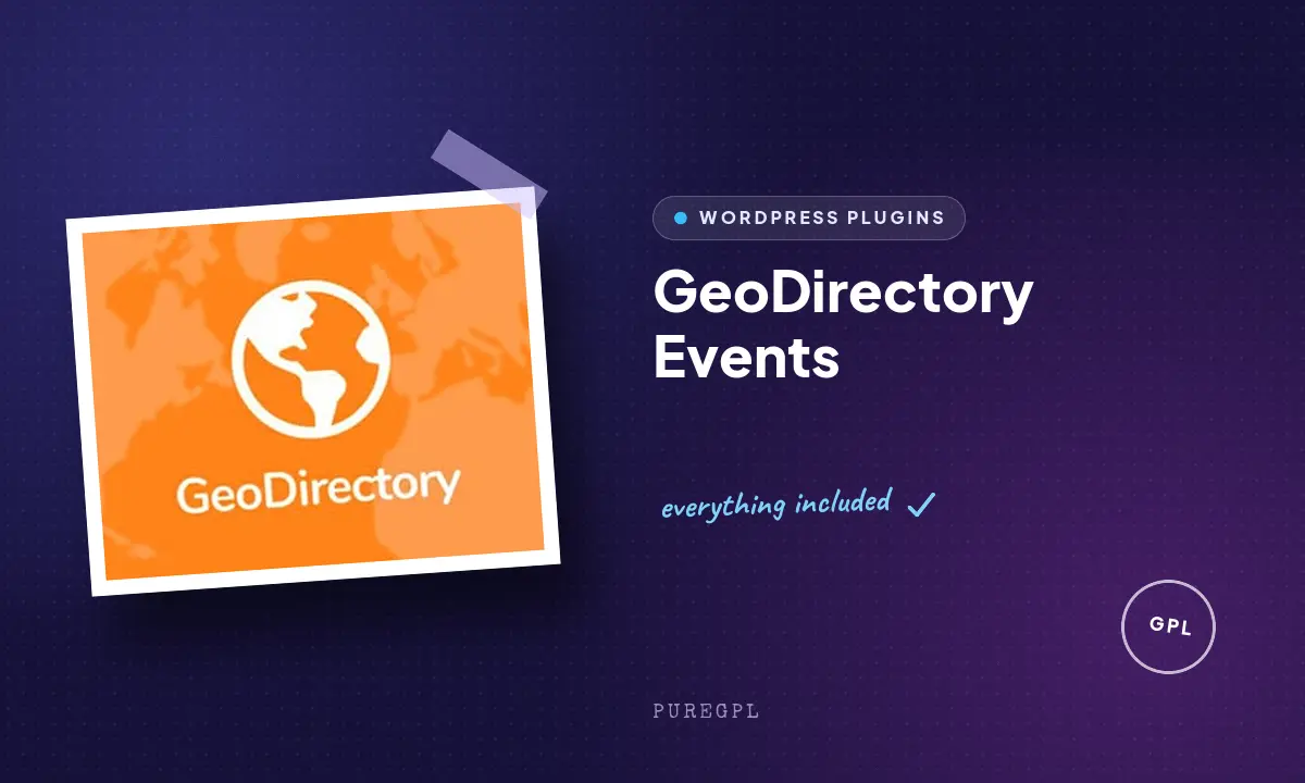 GeoDirectory Events