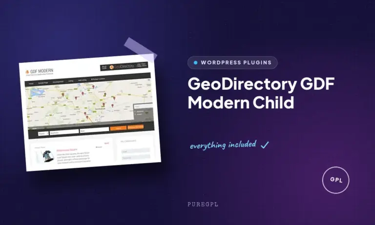 geodirectory gdf modern child
