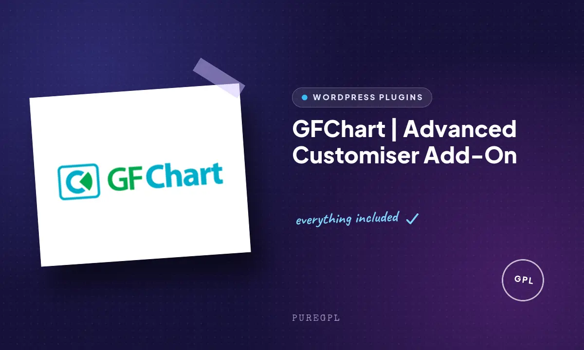 GFChart | Advanced Customiser Add-On