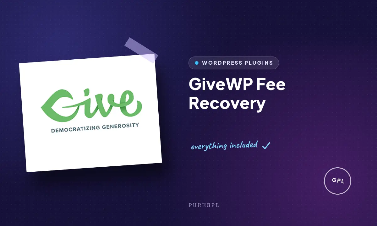 Givewp | Fee Recovery