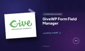 givewp form field manager