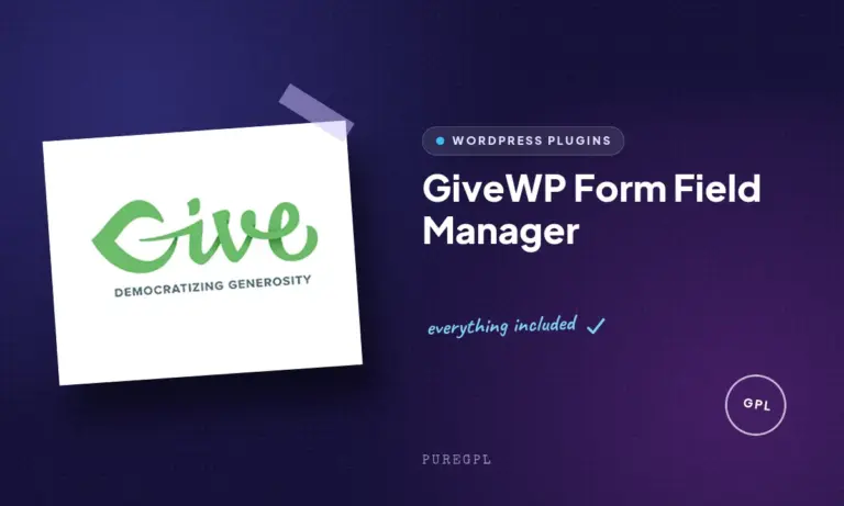 givewp form field manager