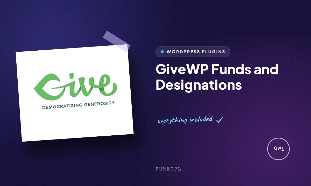 Givewp | Funds and Designations