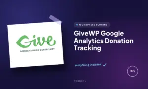 givewp google analytics donation tracking