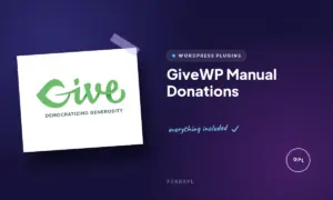 givewp manual donations