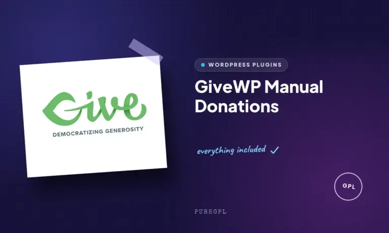 givewp manual donations
