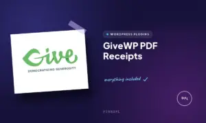 givewp pdf receipts