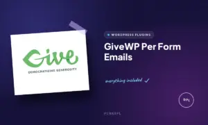 givewp per form emails