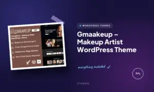 gmaakeup makeup artist wordpress theme