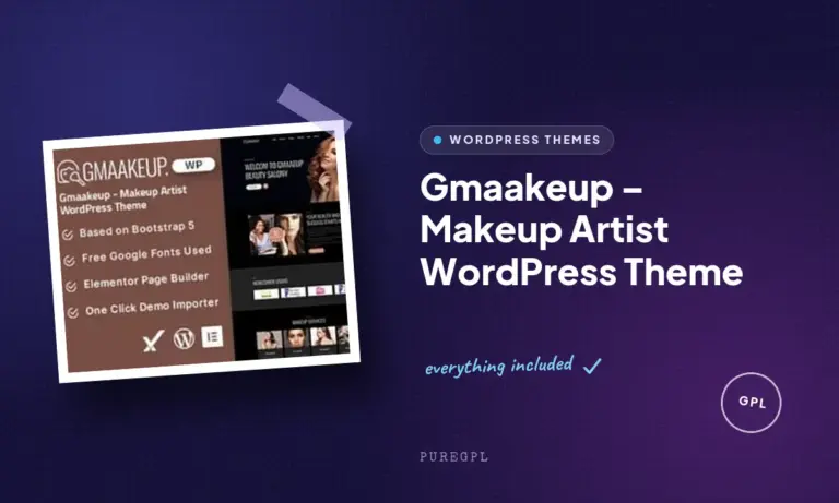 gmaakeup makeup artist wordpress theme